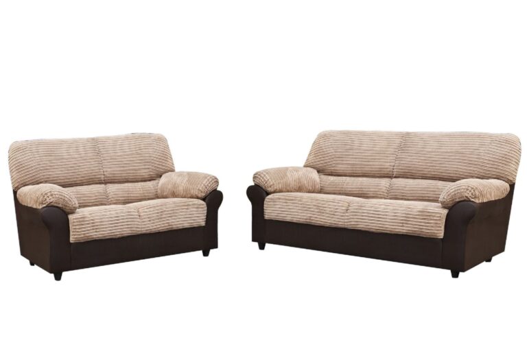 Sofa-Place.co.uk | Candy 3+2 Jumbo Cord Fabric Sofa Set | Free Delivery