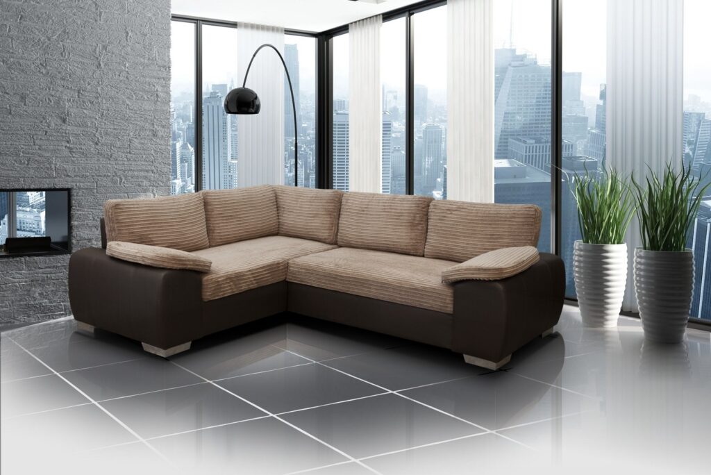 enzo corner sofa bed ebay