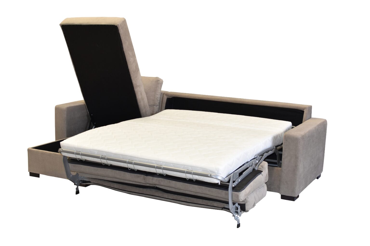 Corner Sofa Bed with Memory Foam Mattress Sofa Place