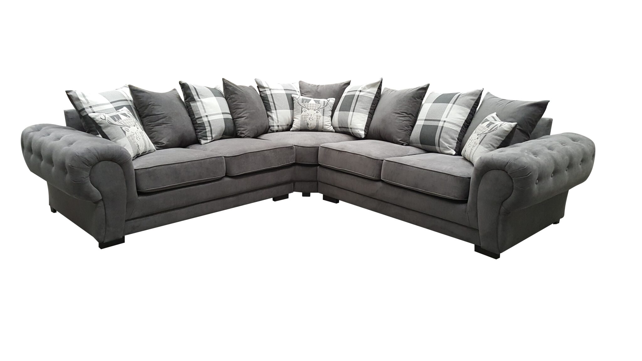 verona leather corner sofa