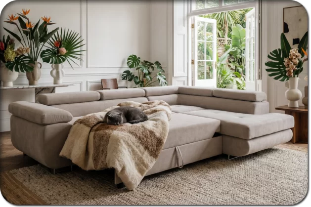 Asto Corner Sofa Bed